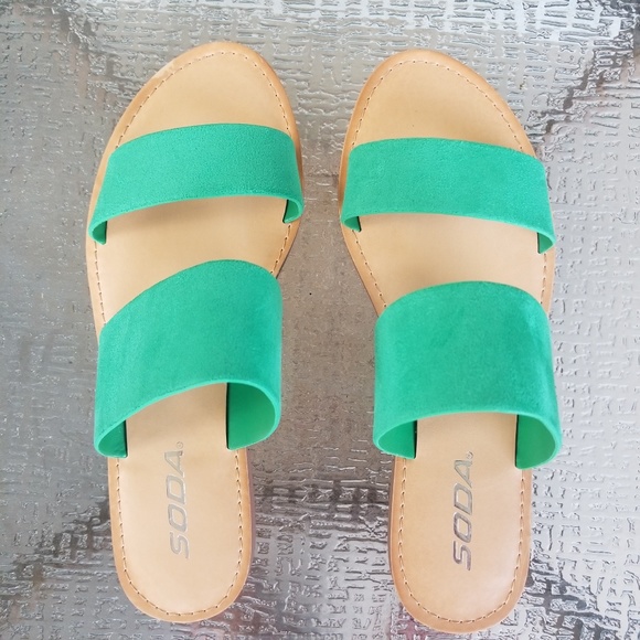 NEW Soda Double Strap Womens Sandals - Picture 3 of 7